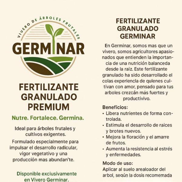 Fertilizante Granulado Germinar